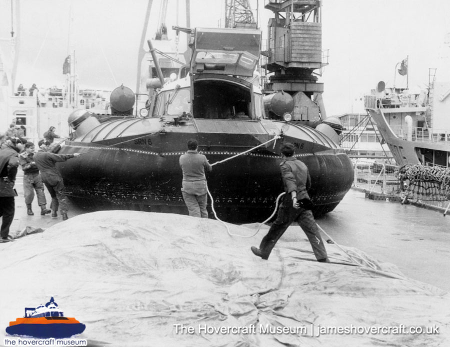 SRN6 with the military -  (credit: The <a href='http://www.hovercraft-museum.org/' target='_blank'>Hovercraft Museum Trust</a>).